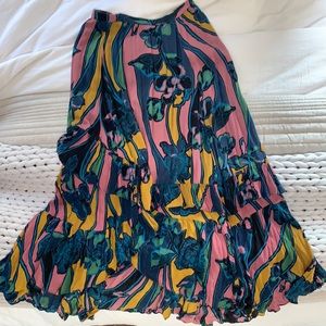 Free people printed skirt